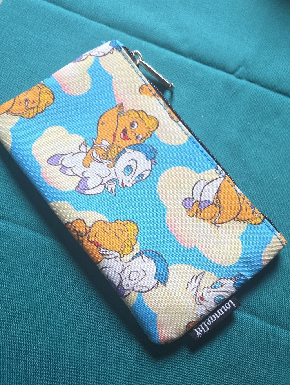 Loungefly Blue Cloud Pegasus Baby Hurcules Print Zip Wallet